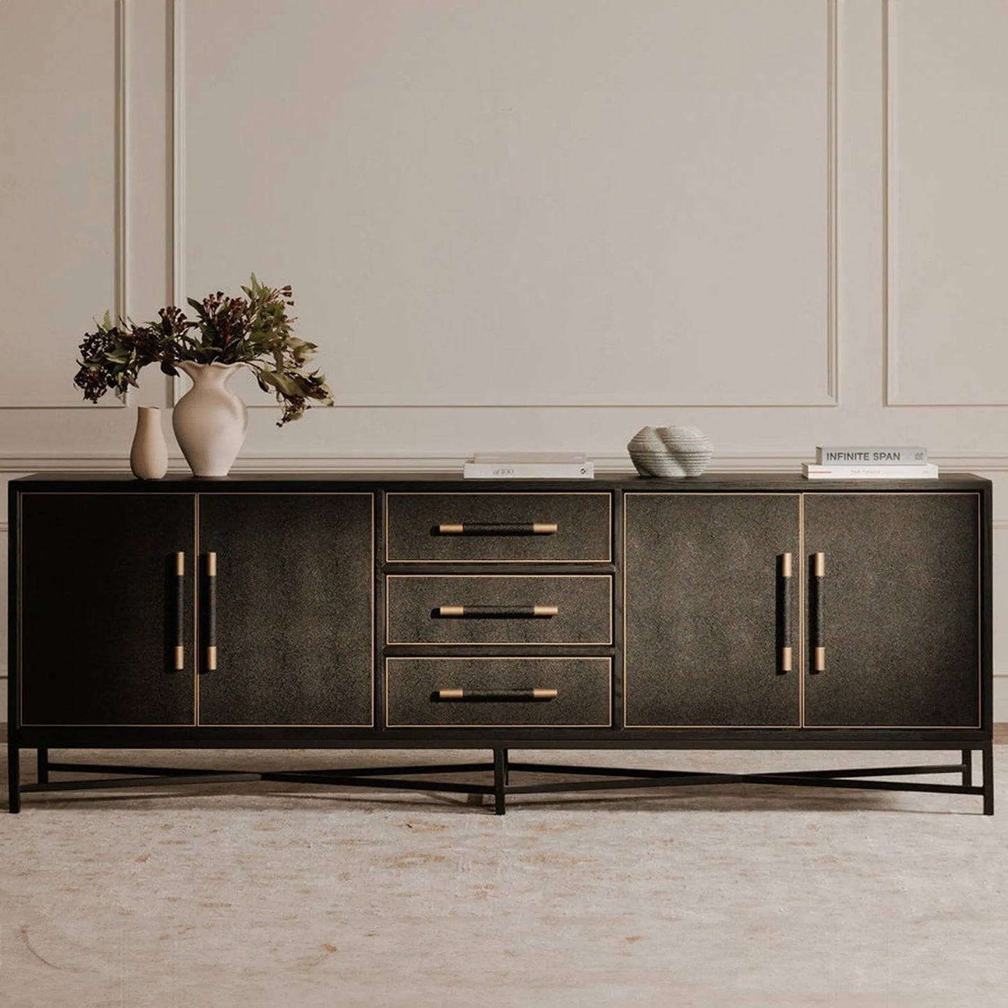 008 SI-2368167 | Lifestyle | Mako Large Sideboard by Moe's Home Collection. Made from unique in a cottage & farmhouse style.