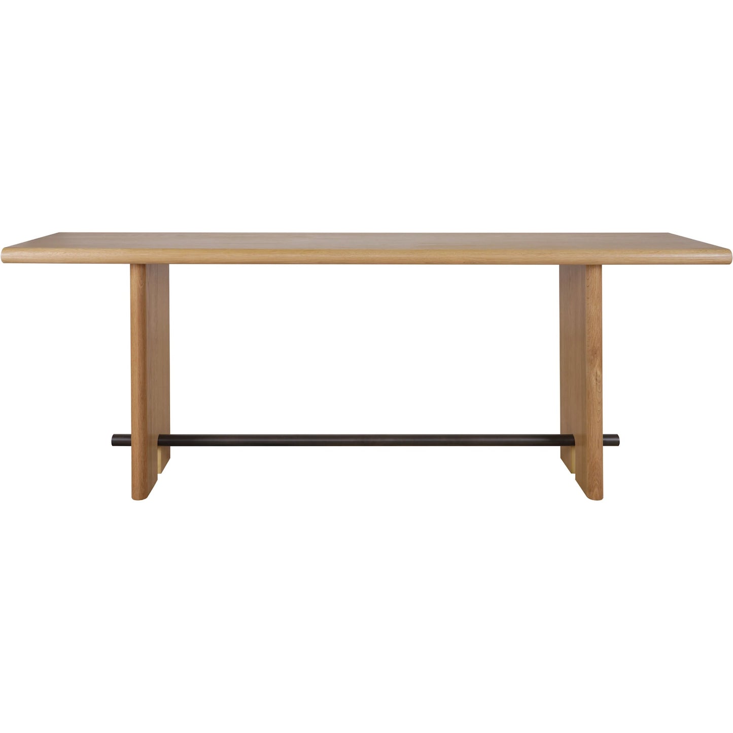 002 SI-2441487 | Additional Silo | Madison Console Table by Moe's Home Collection in natural oak. Made from solid oak tabletop, base edge, oak veneer over plywood tabletop, metal in a unique style.