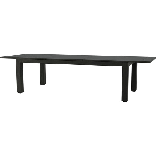 Redondo Outdoor 90"-120" Extension Table by Sunset West in slate. Made from aluminum in a modern style.
