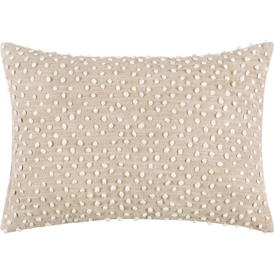 Valin Pillow - 13676 by Surya in oatmeal, cream. Made from 100% cotton, 100% linen in a traditional style.