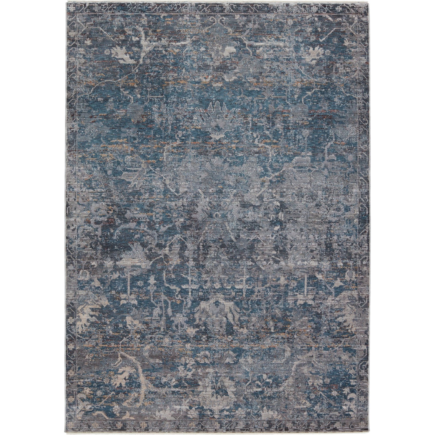 001 SI-1781620,SI-1781621,SI-1785480,SI-1794963 | Primary Silo | Cicely Rug by Jaipur Living in blue, gray. Made from 65% polyester 35% viscose in a unique style.