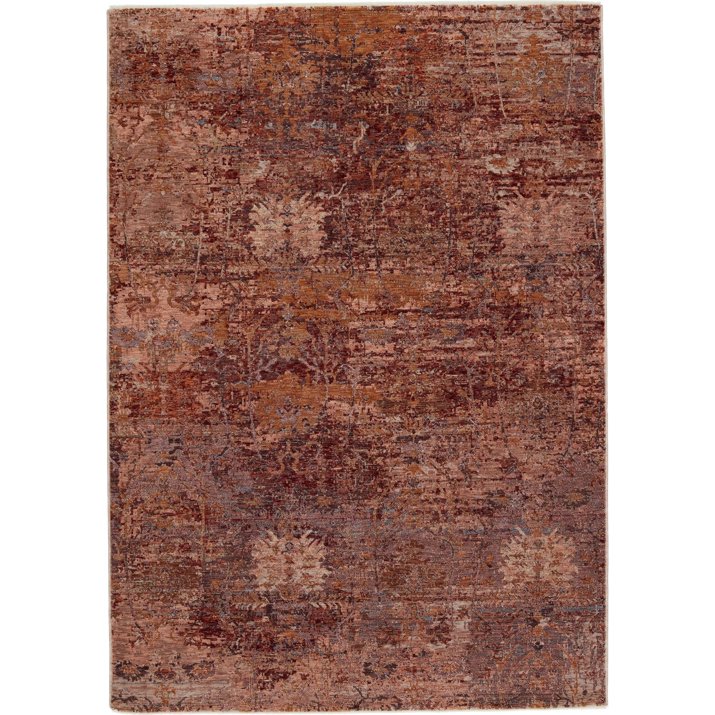 001 SI-1782120,SI-1782121,SI-1782122,SI-1785610,SI-1795341 | Primary Silo | Ozella Rug by Jaipur Living in red, rust. Made from 65% polyester 35% viscose in a unique style.