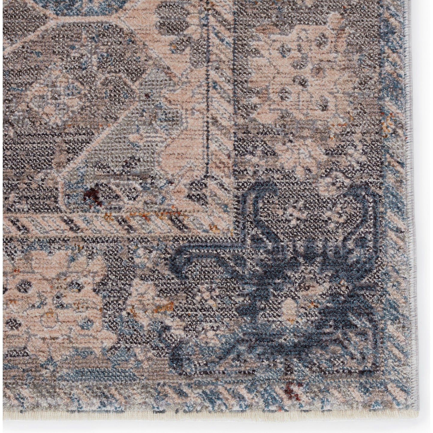 014 SI-1782362,SI-1782363,SI-1782364,SI-1782365,SI-1785628 | Closeup | Thessaly Rug by Jaipur Living. Made from 65% polyester 35% viscose in a unique style.