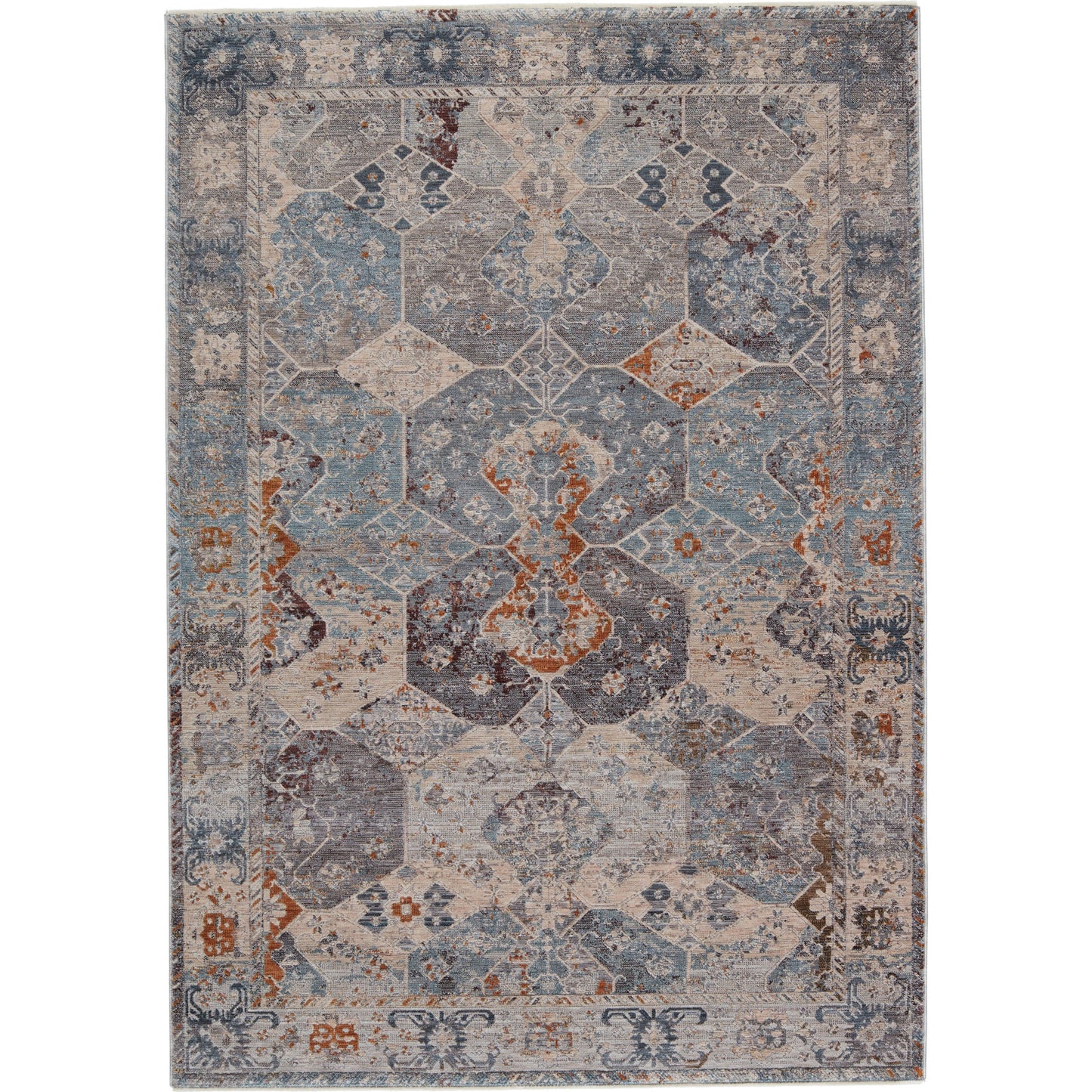 001 SI-1782362,SI-1782363,SI-1782364,SI-1782365,SI-1785628 | Primary Silo | Thessaly Rug by Jaipur Living. Made from 65% polyester 35% viscose in a unique style.