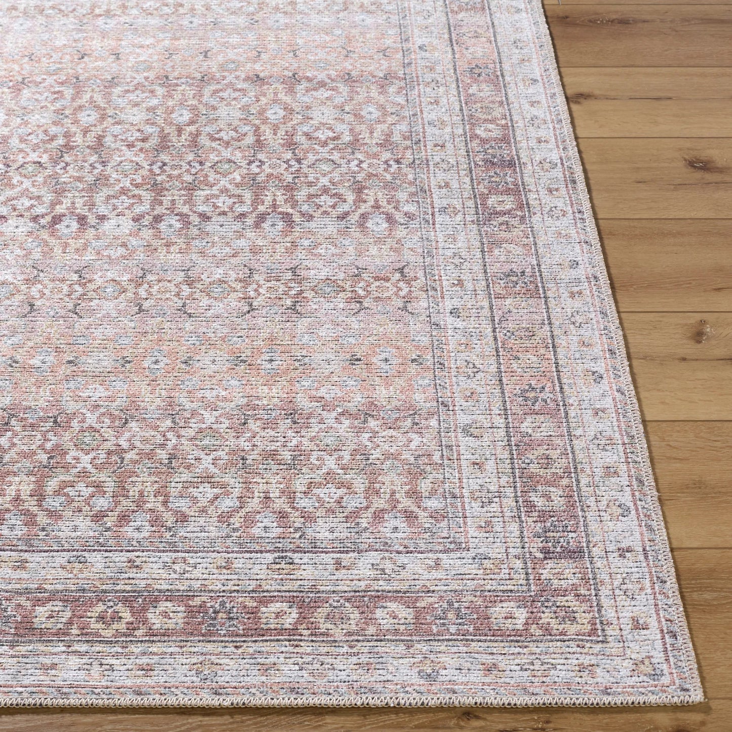 004 SI-2245667,SI-2245668,SI-2245669,SI-2245670,SI-2245671 | Closeup | Vinny 533619 Rug by Livabliss in brown, beige, cream, black, medium gray, olive. Made from polyester in a unique style.