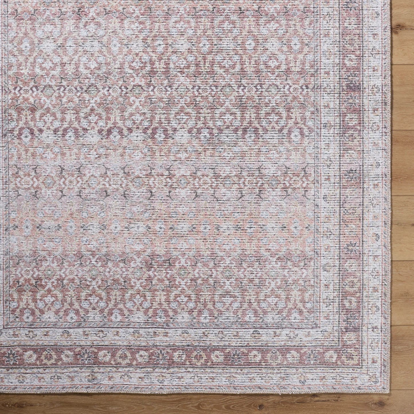 007 SI-2245667,SI-2245668,SI-2245669,SI-2245670,SI-2245671 | Closeup | Vinny 533619 Rug by Livabliss in brown, beige, cream, black, medium gray, olive. Made from polyester in a unique style.
