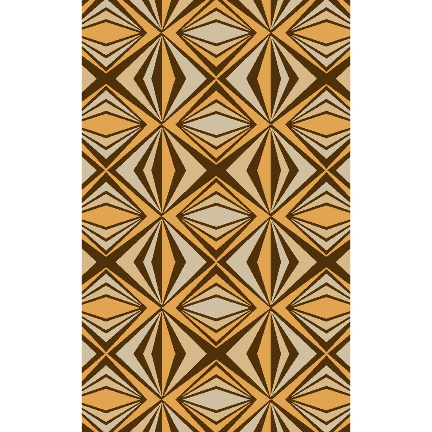 001 38048-17181,38048-17182,38048-17184 | Primary Silo | Voyages VOY-56 Indoor/Outdoor Rug by Surya in dark brown, mustard, tan, wheat. Made from 100% wool in a unique style.