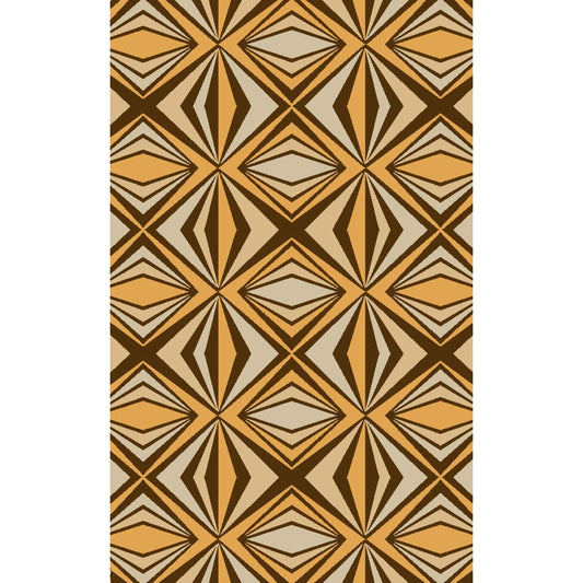 001 38048-17181,38048-17182,38048-17184 | Primary Silo | Voyages VOY-56 Indoor/Outdoor Rug by Surya in dark brown, mustard, tan, wheat. Made from 100% wool in a unique style.