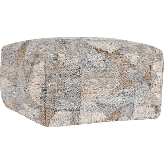 Savanna Indoor/Outdoor Square Pouf by Villa by Classic Home in multi. Made from 100% polyester in a transitional style.