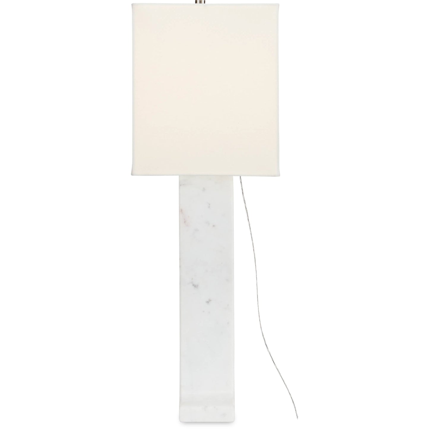 009 SI-1894389 | Additional Silo | Leo Table Lamp by Currey and Company in white marble. Made from marble in a modern style.