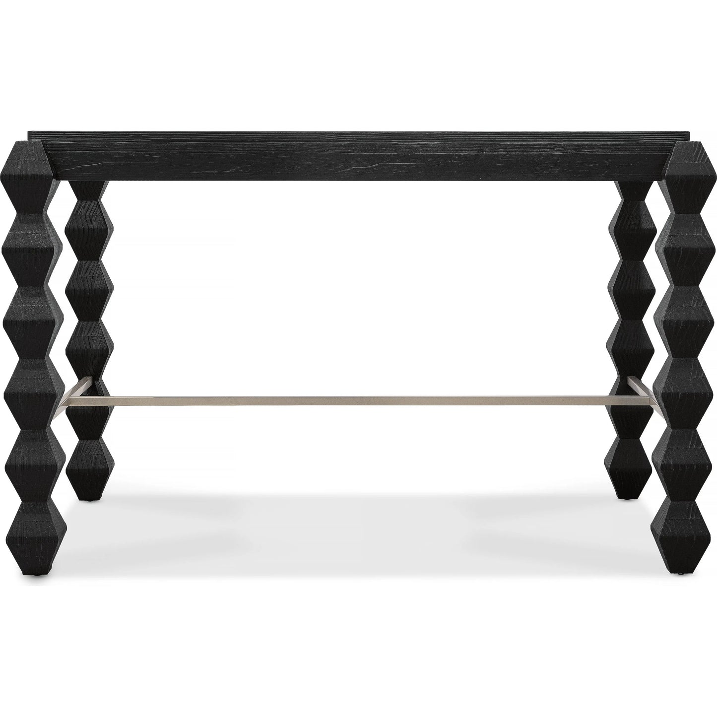 002 SI-2354003 | Additional Silo | Commerce and Market Xaden Gathering Desk by Hooker Furniture in charred black. Made from pine solids, pine veneers, metal, resin in a unique style.