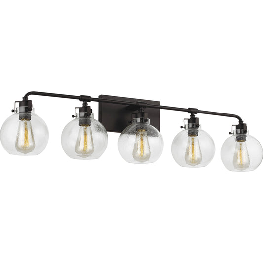Clara 5-Light Vanity Sconce by Generation Lighting. Made from steel in a modern style.
