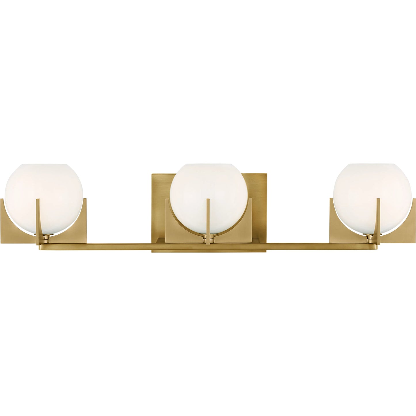 001 S-344880 | Primary Silo | Abbott Vanity by Generation Lighting in burnished brass. Made from steel in a modern style.