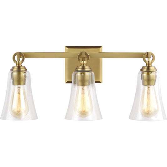 Monterro Vanity by Generation Lighting. Made from steel in a modern style.