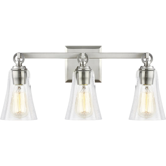Monterro Vanity by Generation Lighting. Made from steel in a modern style.