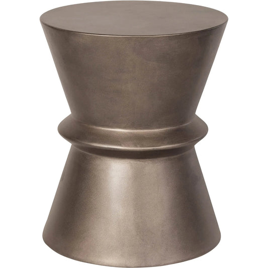 018 SI-2325329 | Primary Silo | Concrete Hourglass Side Table by LH Imports. Made from concrete in a unique style.
