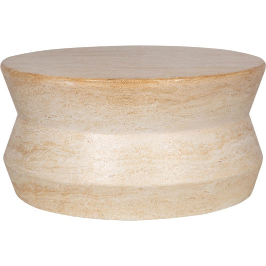 001 SI-2325341 | Primary Silo | Zac Coffee Table by LH Imports in travertine and light travertine. Made from concrete in a unique style.