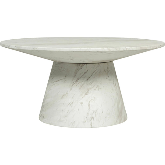001 SI-2527577 | Primary Silo | Dream Coffee Table by LH Imports in white marble pattern. Made from concrete in a unique style.
