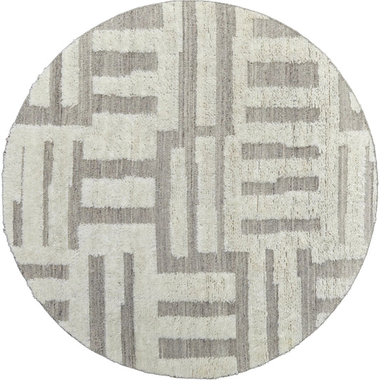Ashby Transitional Geometric Rug - 8909F by Feizy in gray, ivory. Made from wool in a unique style.