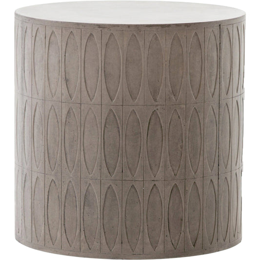 001 S-279242 | Primary Silo | Colorado End Table by Four Hands in gray concrete. Made from unique in a eclectic & global style.