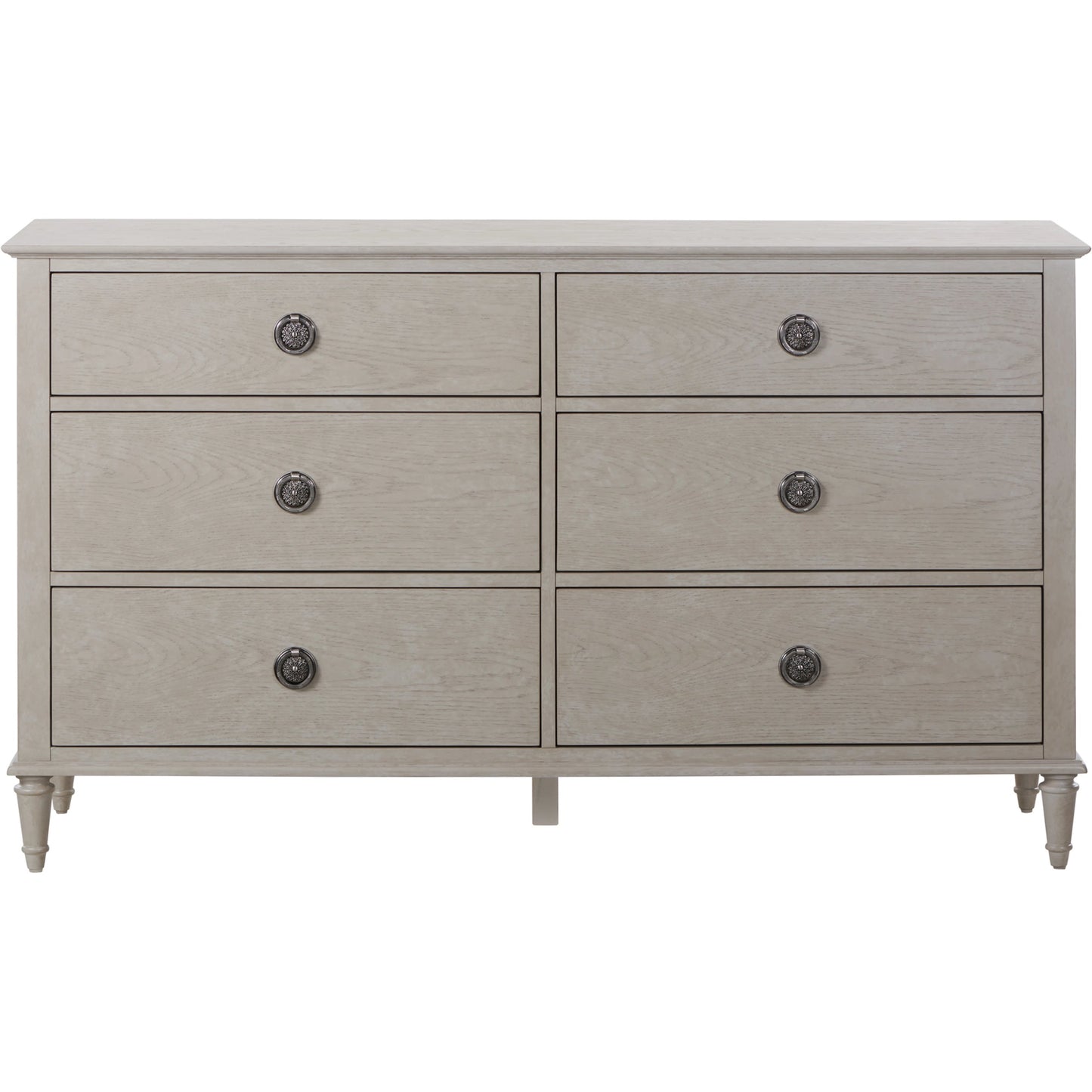 002 SI-2130643 | Primary Silo | Zest 6 Drawer Dresser by Zest in brown and greige. Made from rubberwood, oak veneer in a modern style.
