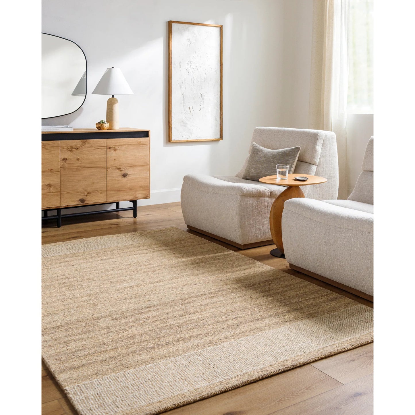 006 SI-2245846,SI-2245847,SI-2245848 | Lifestyle | Ira 541246 Rug by Vivir x Livabliss in beige, sandstone, taupe. Made from wool in a unique style.