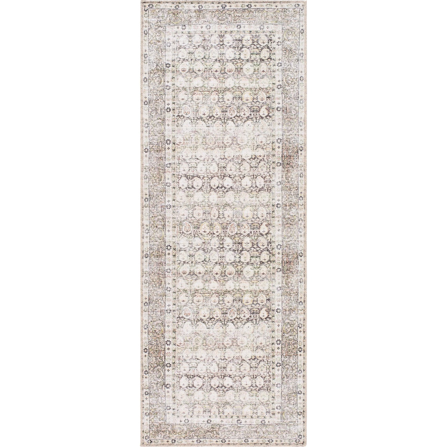 002 SI-2245912,SI-2245913 | Additional Silo | Lorelai 541386 Rug by Vivir x Livabliss in dark brown, cream, beige, light brown, mustard, rust. Made from polyester in a unique style.