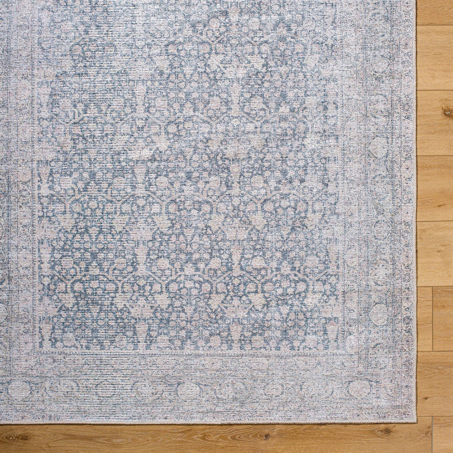 006 SI-2169293,SI-2169294,SI-2169295,SI-2169296,SI-2169297,SI-2169298 | Closeup | Lorelai Rug - 541421 by Vivir x Livabliss in light beige, peach, black, amber, white, rust. Made from polyester in a unique style.