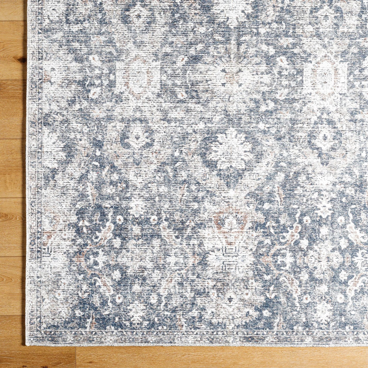 008 SI-2169299,SI-2169300,SI-2169301,SI-2169302,SI-2169303,SI-2169304 | Closeup | Lorelai Rug - 541430 by Vivir x Livabliss in black, dark brown, light brown, light beige, light gray, white. Made from polyester in a unique style.