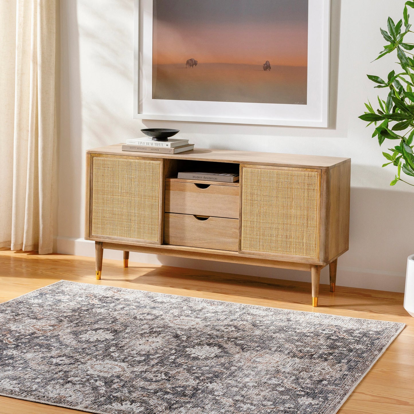 009 SI-2169299,SI-2169300,SI-2169301,SI-2169302,SI-2169303,SI-2169304 | Lifestyle | Lorelai Rug - 541430 by Vivir x Livabliss in black, dark brown, light brown, light beige, light gray, white. Made from polyester in a unique style.