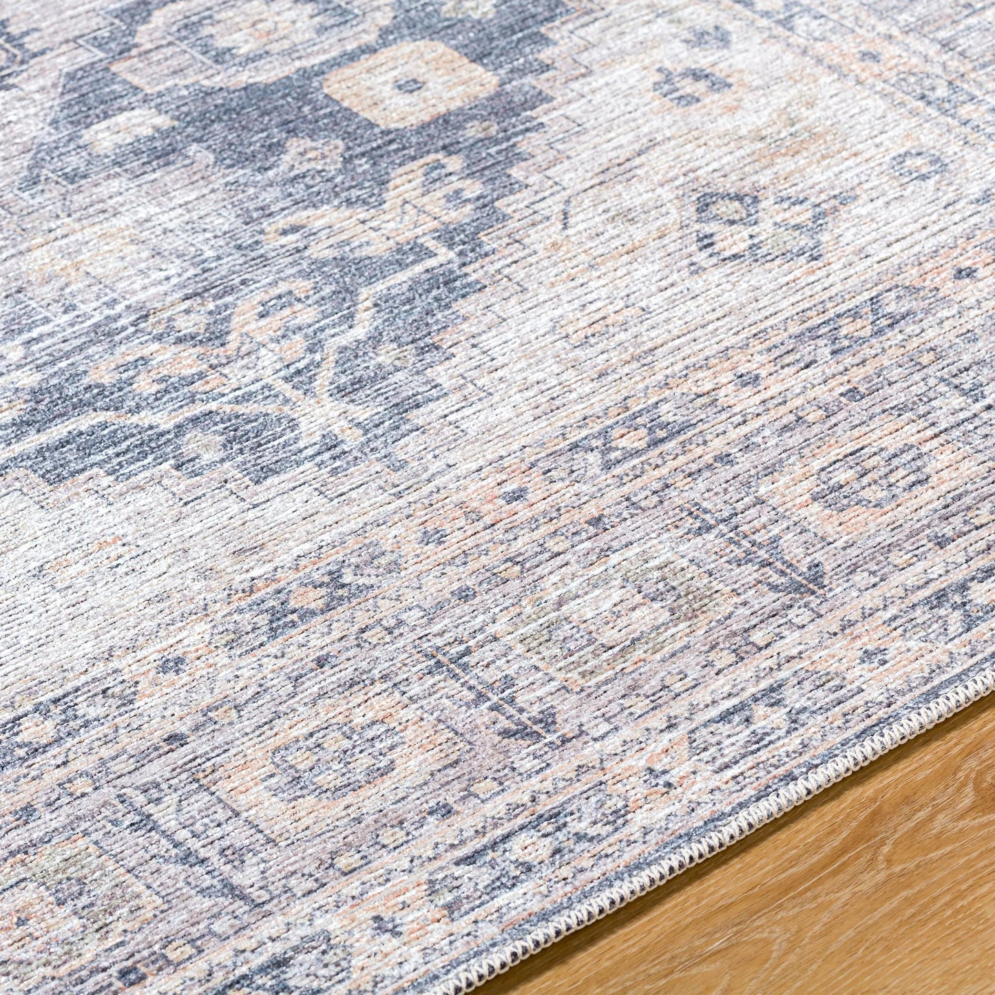 006 SI-2169305,SI-2169306,SI-2169307,SI-2169308,SI-2169309,SI-2169310 | Closeup | Lorelai Rug - 541439 by Vivir x Livabliss in black, light beige, light brown, olive, tan, white. Made from polyester in a unique style.