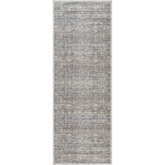 Mary 541483 Rug by Vivir x Livabliss in sage, medium green, wheat, rust, white, dark brown. Made from polyester in a unique style.