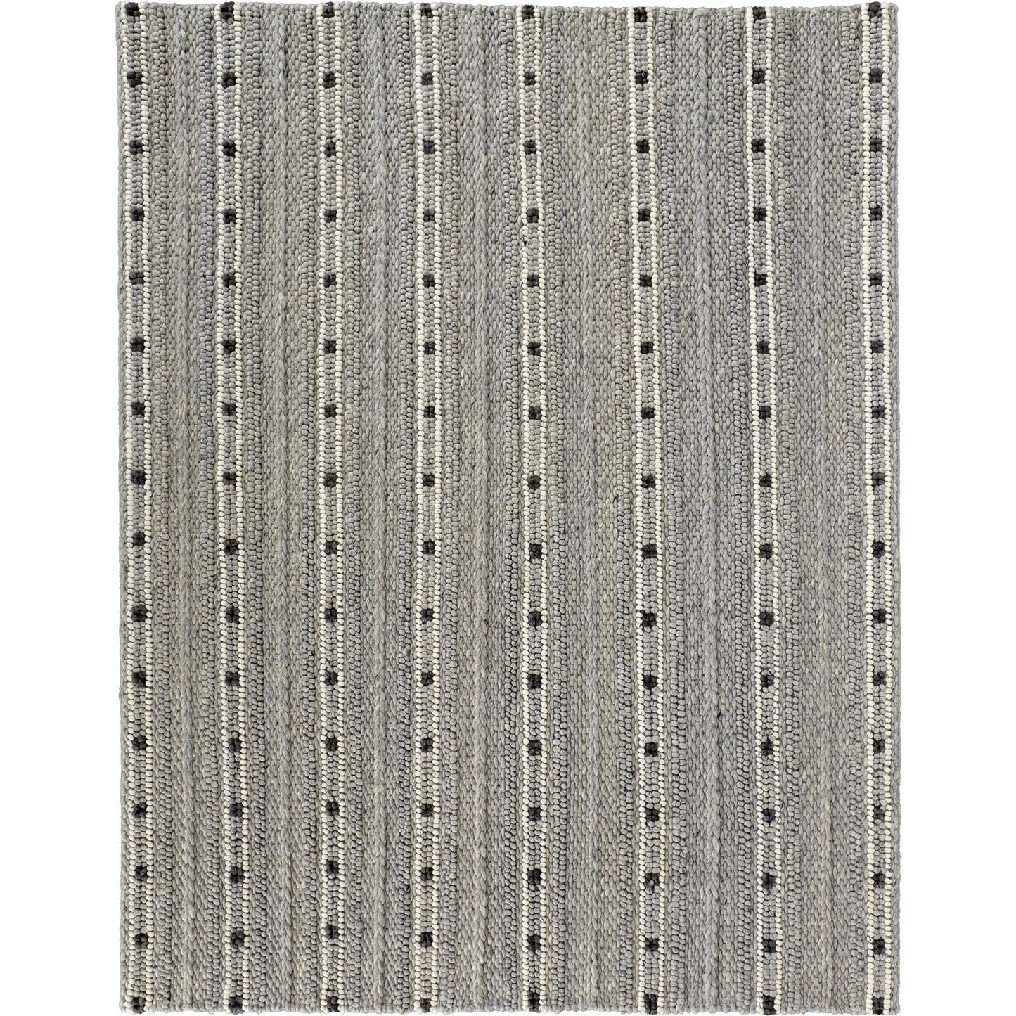 001 SI-2159035,SI-2159308 | Primary Silo | Cicero Transitional Stripes Rug - T15T8006 by Thom Felicia by Feizy Rugs in gray, black, white. Made from wool in a unique style.