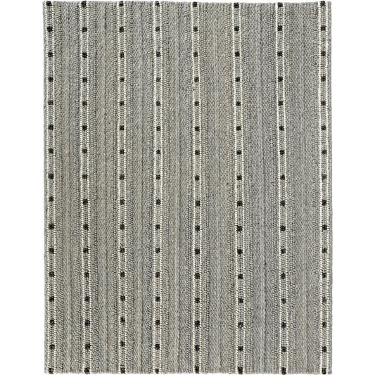 Cicero Transitional Stripes Rug - T15T8006 by Thom Felicia by Feizy Rugs in gray, black, white. Made from wool in a unique style.