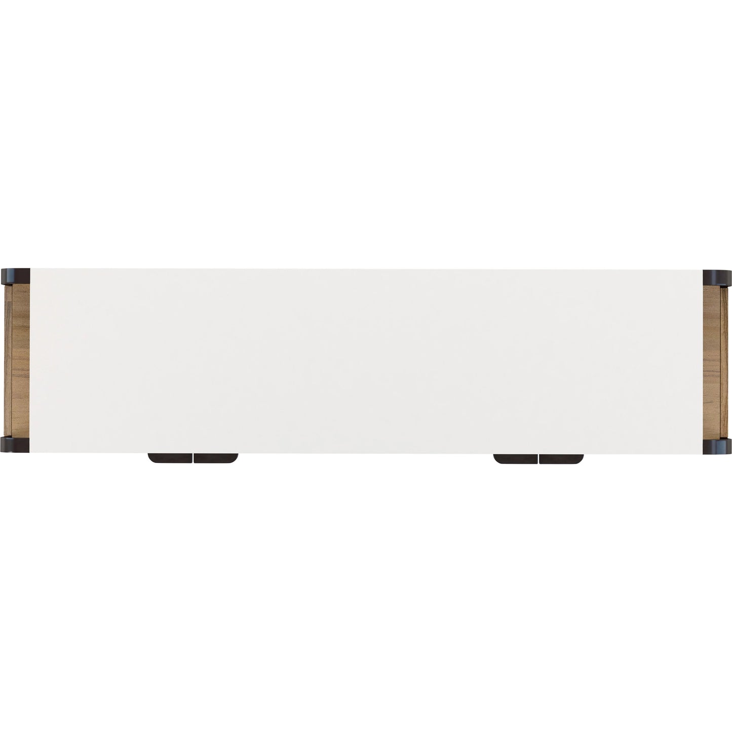 004 SI-2065169 | Additional Silo | Portico Entertainment Console by A.R.T. Furniture in sienna, white plaster. Made from parawood solids, mindi veneers, resin, steel in a modern style.