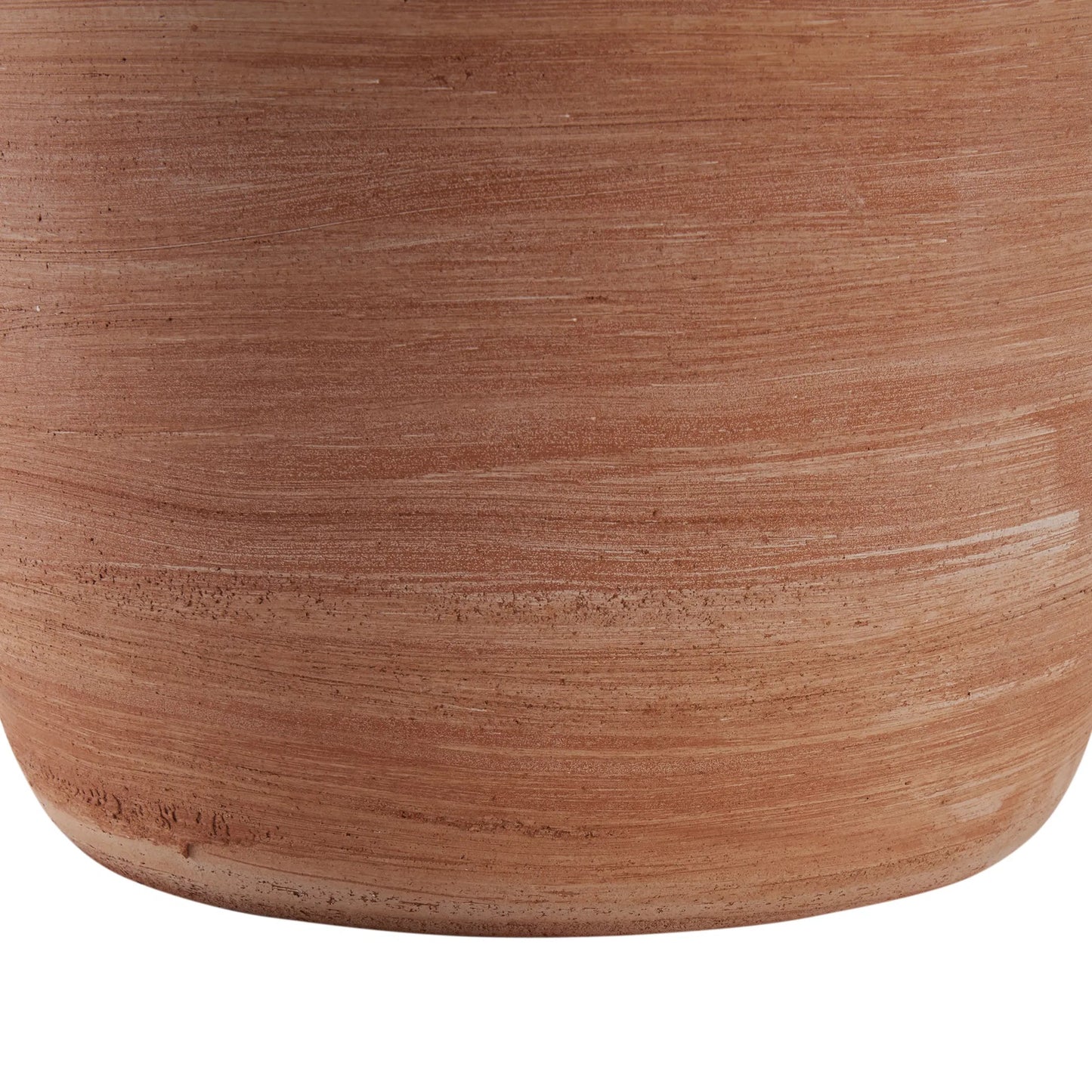 004 SI-2534055 | Closeup | Pietro Impruneta Pot by Wildwood in red, orange and natural. Made from unique in a unique style.