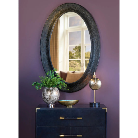 Darby Table Lamp with Hammered Shade by Wildwood in gold, black and antique brass, natural black. Made from unique in a unique style.