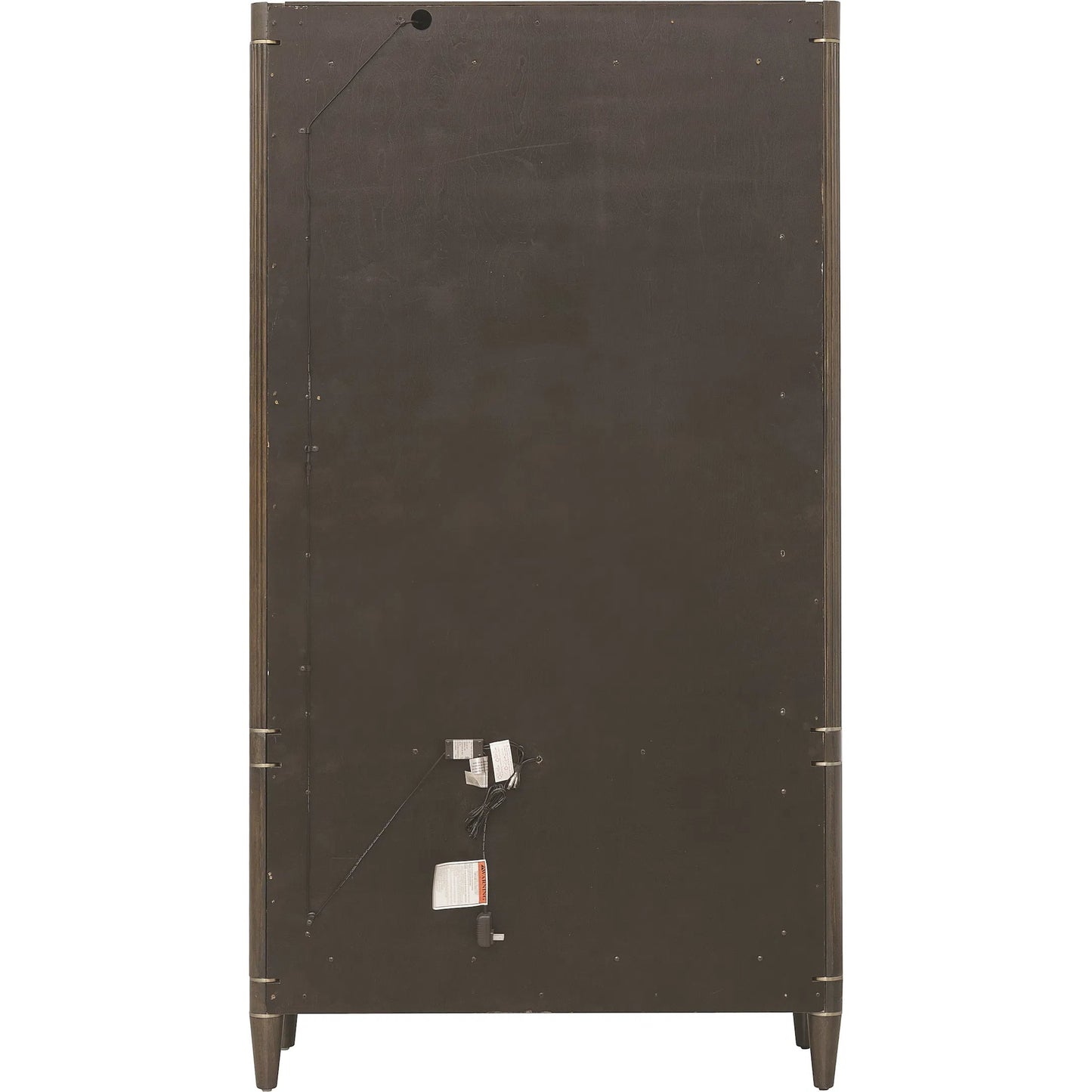 003 SI-2449357 | Additional Silo | Asher Park Open Shelf Etagere by Pulaski Furniture in piano brown. Made from eucalyptus veneers in a unique style.