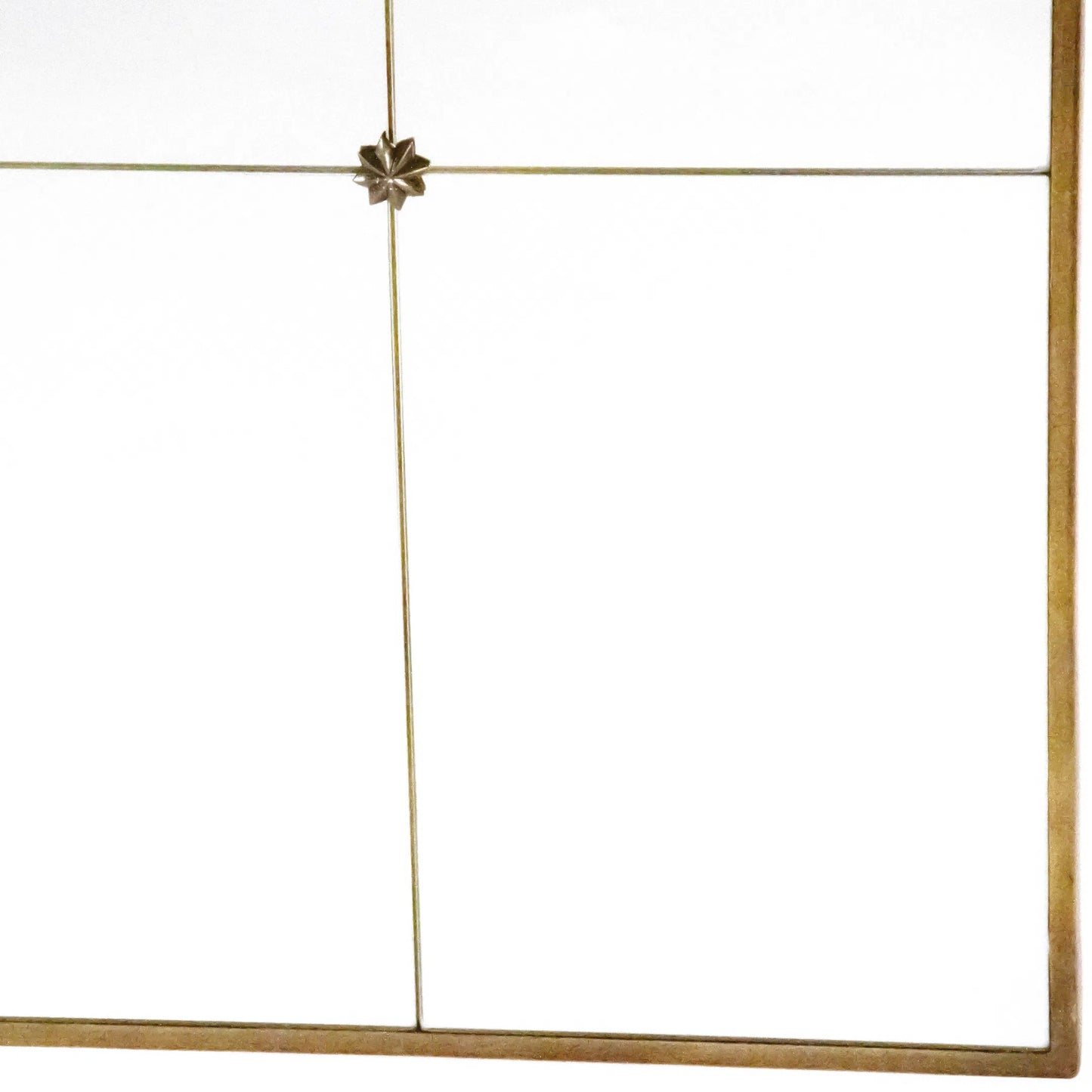 003 SI-2448853 | Closeup | Franco Mirror by Zentique in antique gold. Made from iron, glass in a modern style.