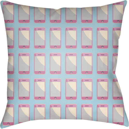 Warhol Pillow - 6570 by Surya. Made from front: 100% polyester, back: 100% polyester in a modern style.