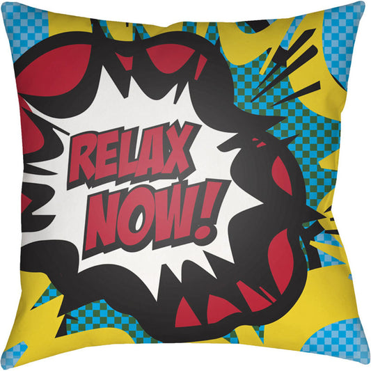 Warhol Pillow - 6570 by Surya. Made from front: 100% polyester, back: 100% polyester in a modern style.