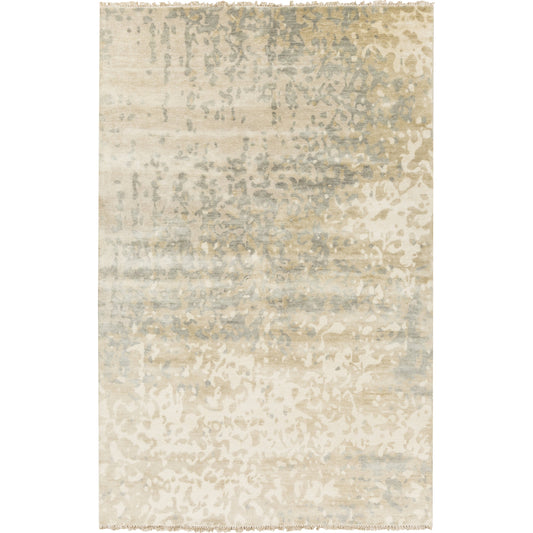 Watercolor Rug - 12641 by Surya in pale blue, beige, tan, off-white. Made from 100% wool in a unique style.