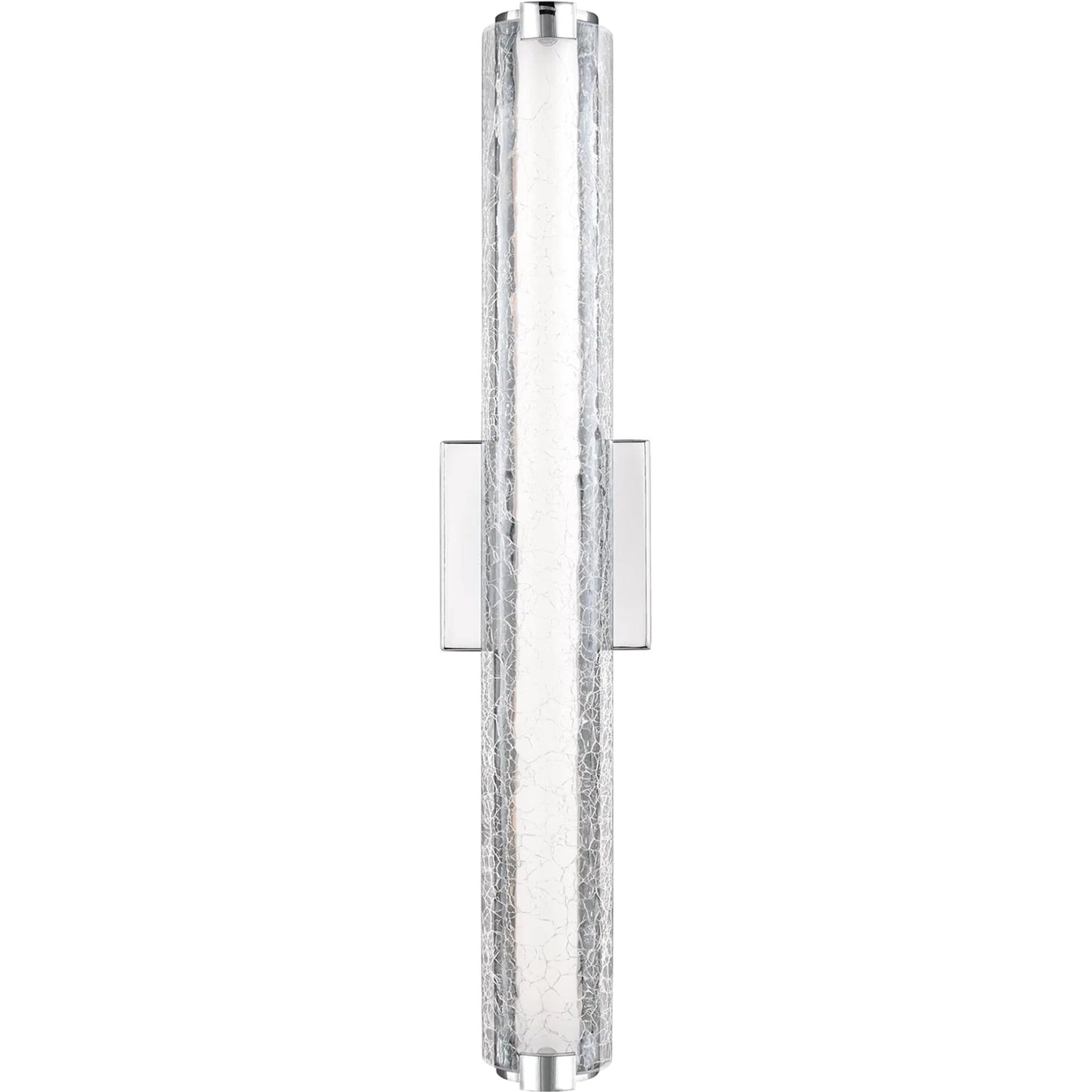 002 SI-2235897 | Primary Silo | Cutler 24" Crackle Glass LED Vanity by Visual Comfort & Co.. Made from steel in a unique style.