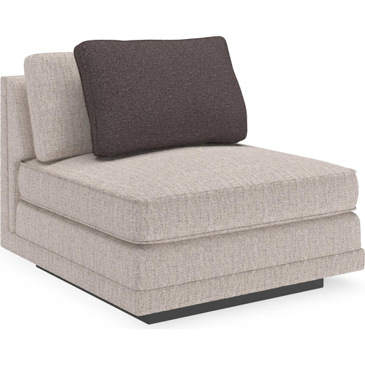 Fusion Armless Chair by Caracole in simply black. Made from birch in a modern style.