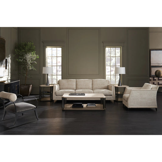 Limitless Sofa by Caracole in bronze and brushed deep bronze. Made from metal in a transitional style.