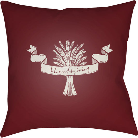 Wheat Pillow - 27150 by Livabliss. Made from front: 100% polyester, back: 100% polyester in a traditional style.
