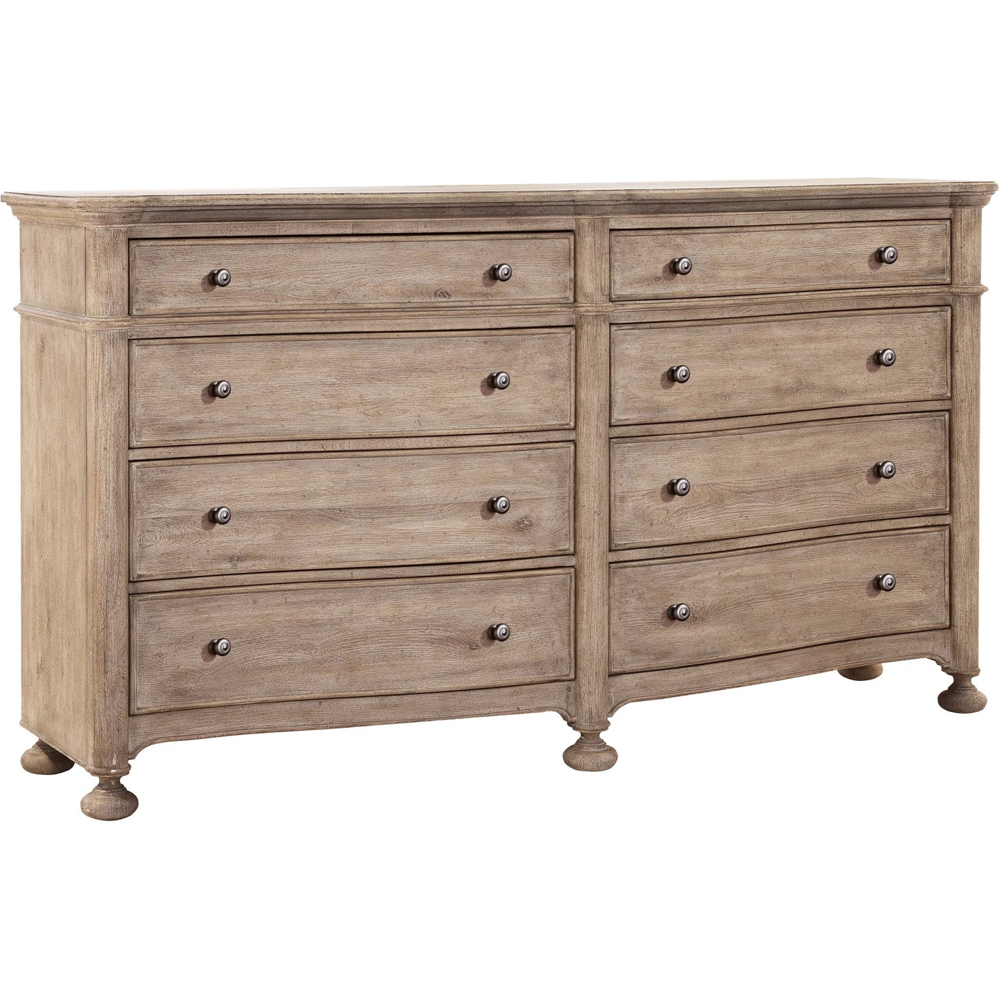 001 SI-2222960 | Primary Silo | Higgins Street 8-Drawer Dresser by Pulaski Furniture in brown and woodland stone. Made from unique in a unique style.