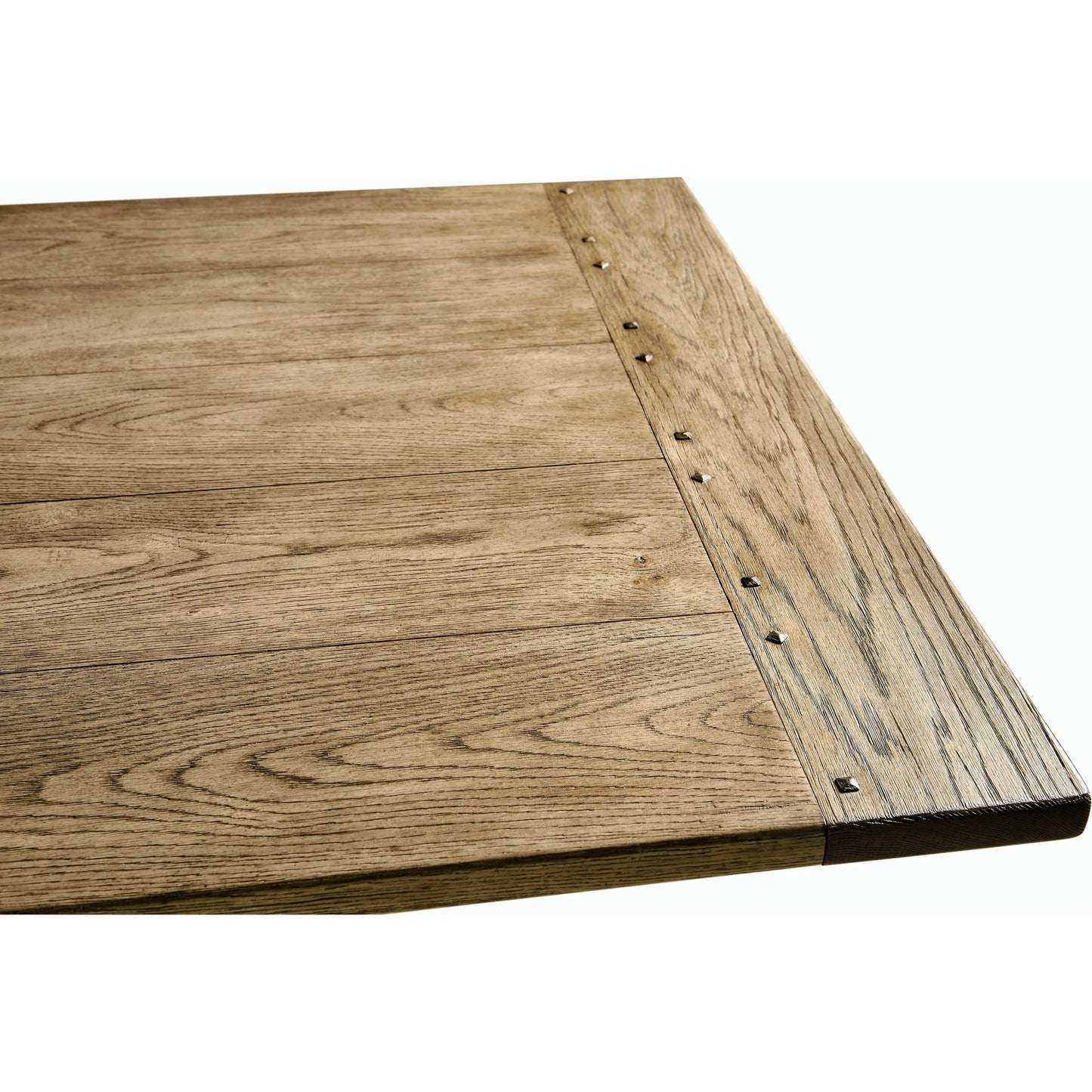 007 SI-2186311 | Closeup | Timeless Sidereal French Laundry Dining Table 125" by Jonathan Charles. Made from oak in a modern style.
