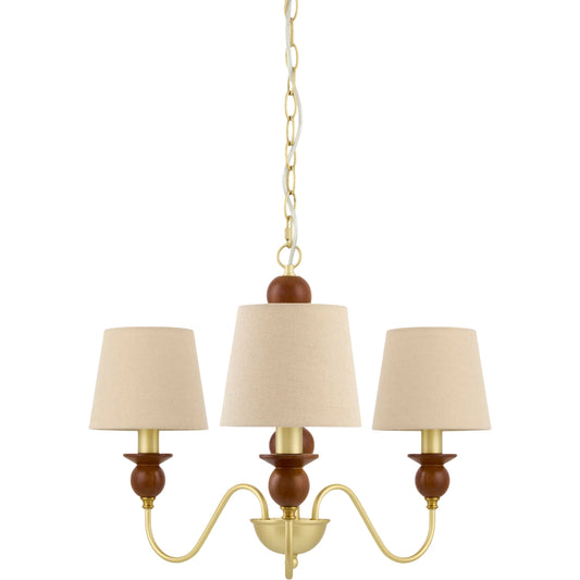 001 SI-2528764 | Primary Silo | Wiluna Chandelier by Livabliss in hand painted. Made from rubber wood, linen, polyester in a unique style.