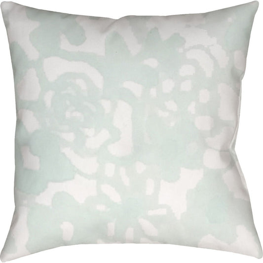 Flowers II Pillow - 23633 by Livabliss. Made from front: 100% polyester, back: 100% polyester in a traditional style.